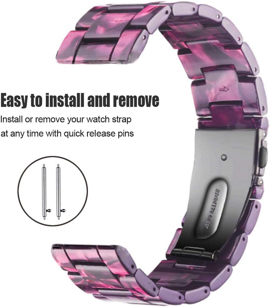 DEALELE Strap Compatible with Samsung Gear S3 Frontier/Classic/Galaxy Watch 46mm / Galaxy 3 45mm - Image 4