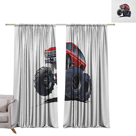 Amazon Com Berrly Customized Curtains Truck Extreme Off Road