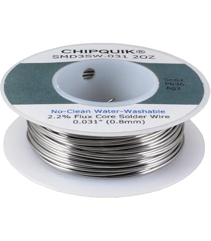 Chip Quik Solder Wire Mini Pocket Pack - 62/36/2 Tin/Lead/Silver, .020" Diameter, .3oz - QTY 2 - View #8
