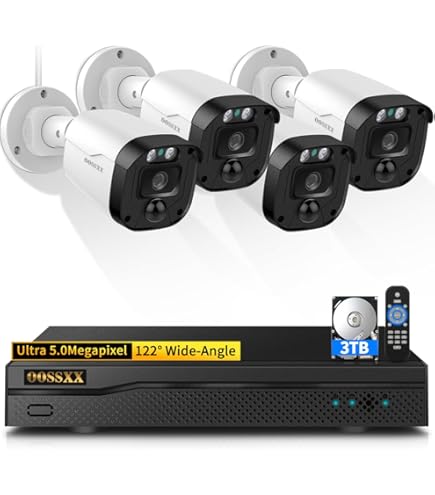 Amazon.com : Full HD 5MP Definition Wired Security Camera System