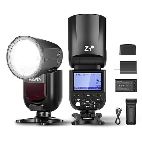 NEEWER Z1-S TTL Round Head Flash Speedlite for Sony DSLR Cameras