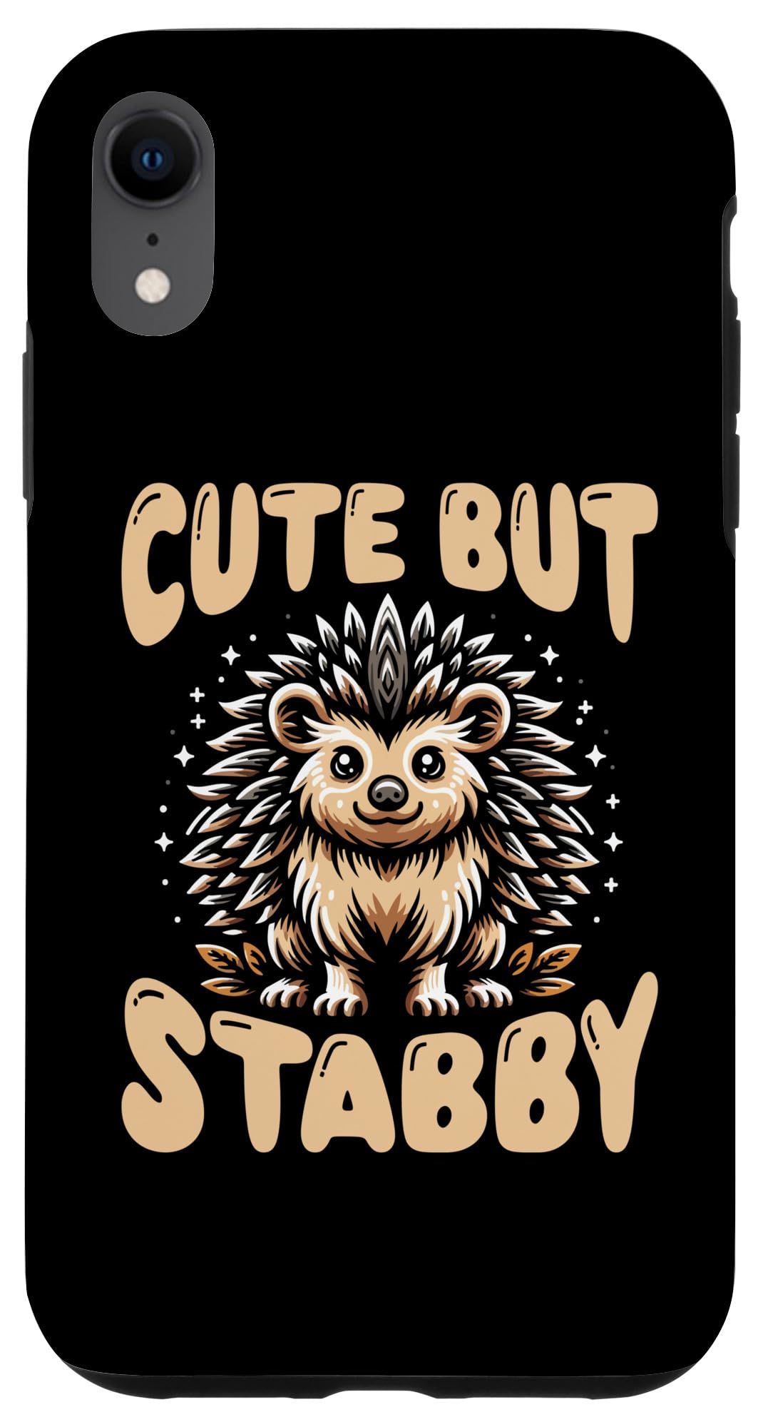 Adorable Yet Fierce Hedgehog - Cute But Stabby Case for iPhone XR