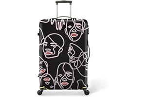 Feybaul Travel Luggage Cover Suitcase Protector Washable Protector Covers Dust and Stratch Resistance