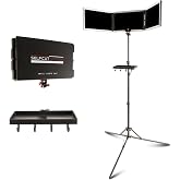 Self-Cut System Angel Lights Tripod - 3 Way Mirror for Self Hair Cutting - Includes Attachable Clipper &amp; Trimmer Tray - Trifold Barber Mirror - Adjustable Height &amp; Brightness - Travel-Friendly