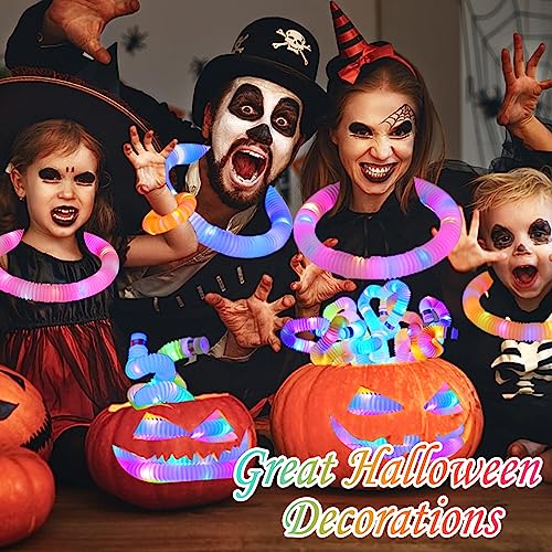 Mikulala 24 Pcs Light up Party Favors for Kids 4-8-12, Halloween Glow Sticks Accessories for Kids, Neon Birthday Gifts, Go Return Goodie Bag Stocking Stuffer Fillers Classroom Prizes for Boys Girls