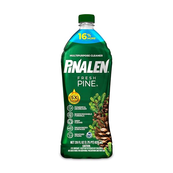 PINALEN MAX AROMAS MULTIPURPOSE CLEANER – FRESH PINE SCENT – 28 FL OZ – ALL PURPOSE CLEANER FOR KITCHEN, BATHROOM, FLOORS & SURFACES