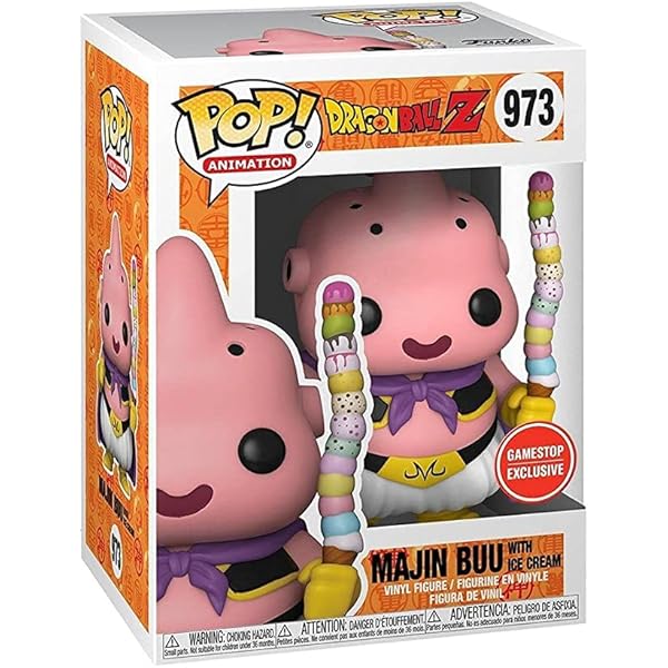 Amazon.com: Pop Funko Makin Buu with Lollipop Exclusive : Toys u0026 Games