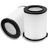 VF4000 Filter Replacement Compatible with RIDGID Vacs 5-20 Gallons Vacuum | 2 Pack Standard Wet/dry Vac Vf4000 Compatible with RIDGID Vacs 5-20 Gallons