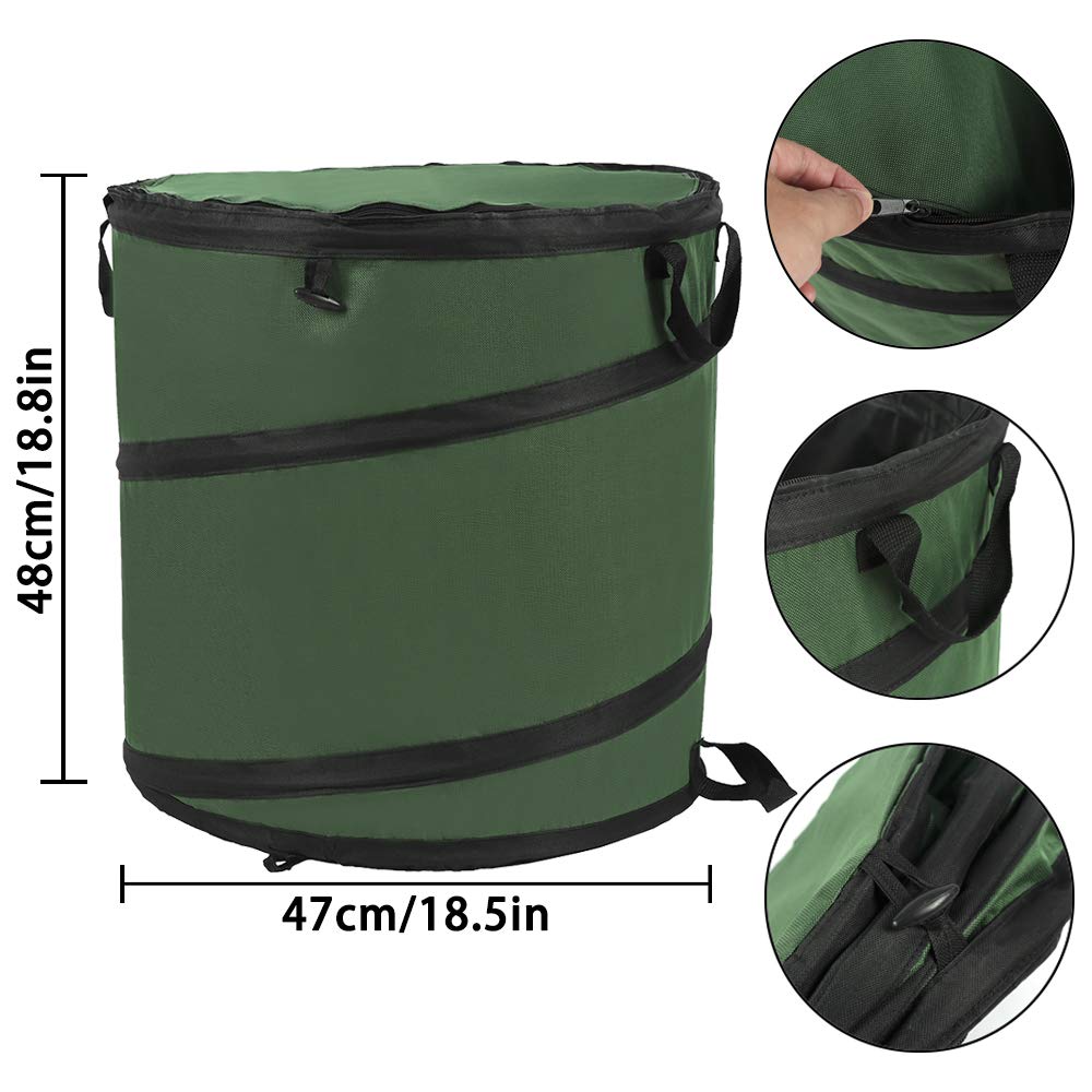 Garden Waste Bags Garden & Outdoors Warooma 23 Gallon Oxford Fabric