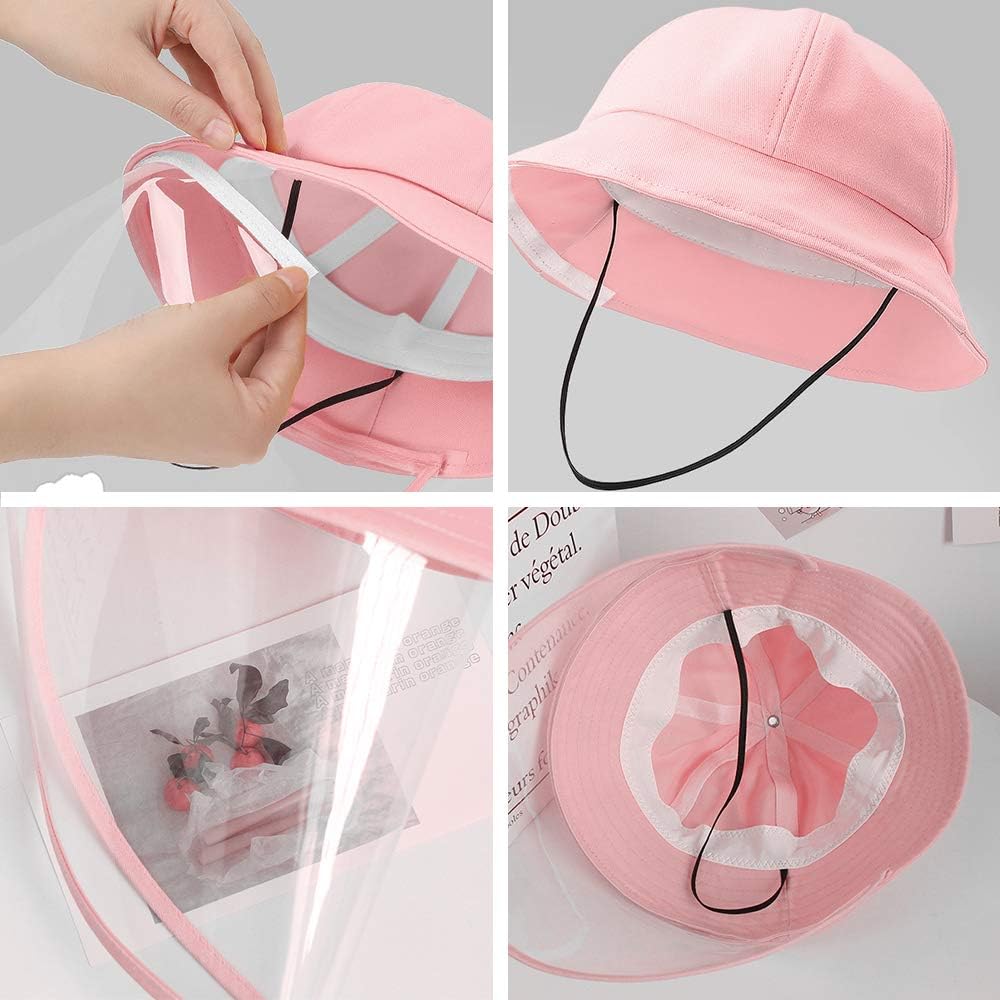 Kids Hat Outdoor, Protective Sun Fisherman Cap with Cover for Children Boys Girls Toddlers Babies: Clothing
