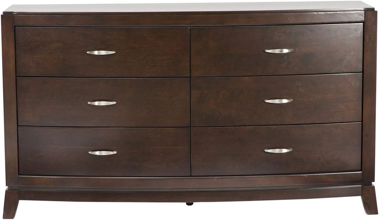 avalon 6 drawer double dresser