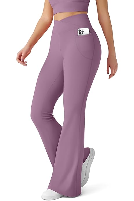 Pantalon Deporte Mujer Leggings Acampanados SINOPHANT Para Mujer