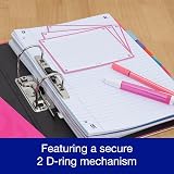 Oxford Premium A4 Lever Arch File Pink Single Heavy Duty 70mm Spine 560 Sheets view 5