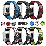 Fitbit Ionic Accessory Band,Hagibis Soft Silicone Replacement Sport Strap Wristband for Fitbit Ionic Smart Fitness Watch. (6 Color)
