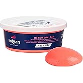 Sammons Preston Therapy Putty, Hand Exerciser, 4 oz, Medium Soft, Red | Therapeutic hand exerciser putty for finger and hand rehabilitation - builds hand grip strength