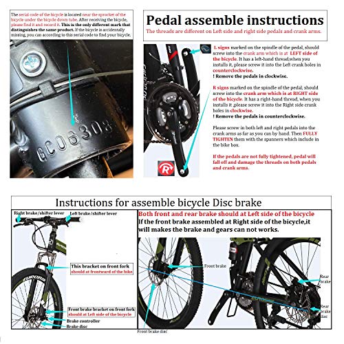 Eurobike EURX1 27.5 Inch Wheels Mountain Bike 21 Speed MTB Bicycle