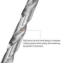 uxcell 13.5mm Twist Drill Bits, High-Speed Steel