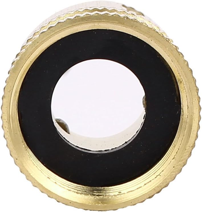 Sourcingmap 3/4BSP Female Thread Brass Water Hose Quick Connector Coupler, Gold, 29 x 40mm - Image 5