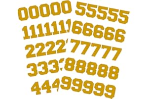 Sports Helmet Numbers 1" by Chalkallaboutit® Baseball, Hockey, Football and Lacrosse