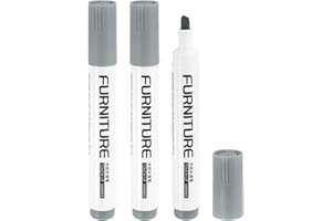 uxcell Furniture Markers Touch Up, 3pcs Furniture Repair Kit Wood Filler Sticks Wood Markers for Scratches Wooden Floor Table