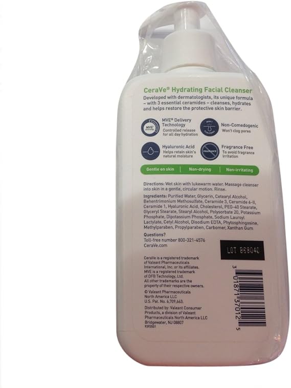 Amazon Com Cerave Hydrating Cleanser 355ml Health Personal Care