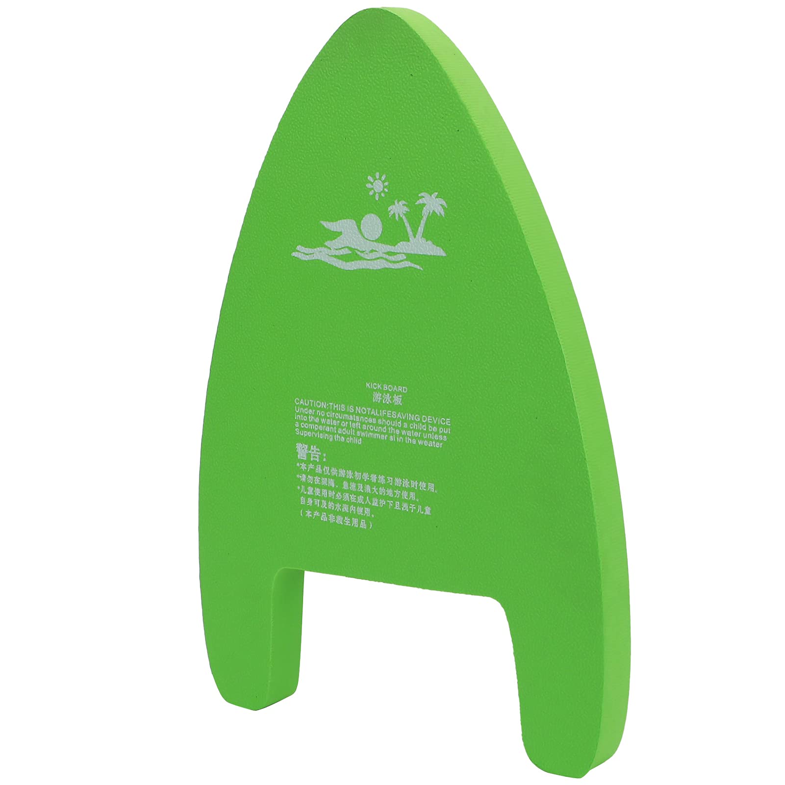 Swimming Kickboard, Two Grip A‑Shape Swim Kickboard Beginner Lightweight EVA Aid Float Plate for Adults Kids Pool Training(green)