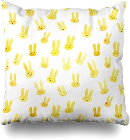 Amazon Com Ahawoso Throw Pillow Cover Pink Cute Watercolor