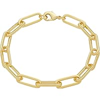 U7-pulsera De Cadena De Acero Inoxidable Para Hombre Y Mujer, Brazalete Gruo De 5MM, Figaro, 8,3 Pulgadas, H414 - AliExprs 36