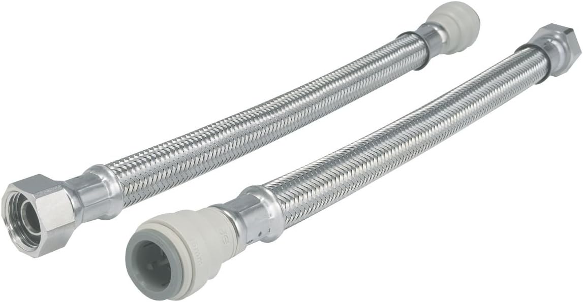 JG Speedfit PushFit Flexible Tap Connector Hoses 22mm x ¾" x 500mm Pk2