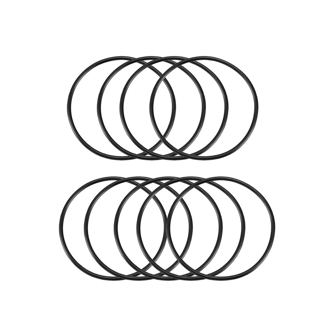 Sourcingmap Nitrile Rubber O-Rings 80mm OD 74mm ID 3mm Width, Metric Sealing Gasket, Pack of 9