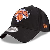 New Era NBA Core Classic 9TWENTY Adjustable Hat Cap One Size Fits All (New York Knicks Black)
