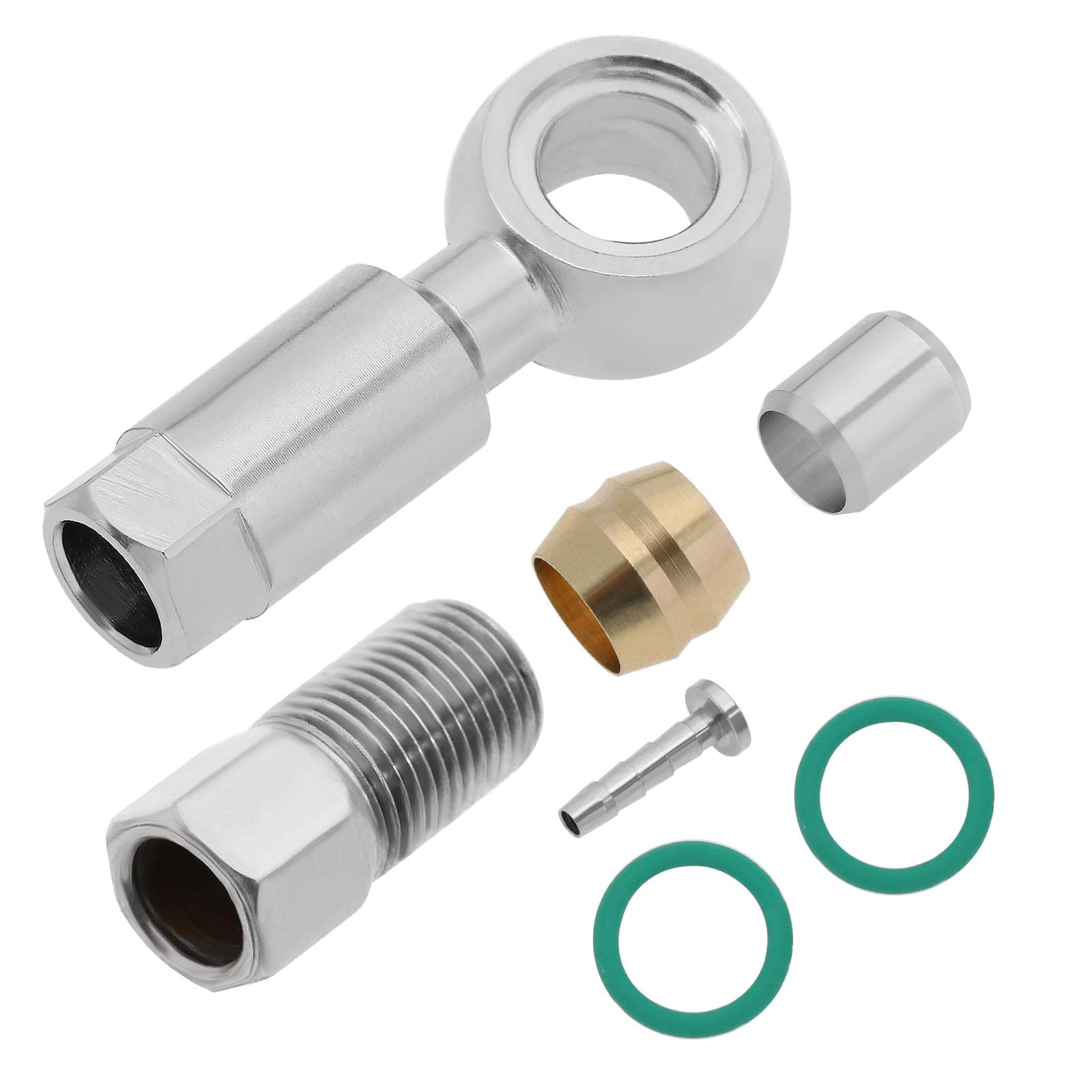 VGOL 1 Set BH90 Olive Hose Adapter Bicycle Fittings Accessories Set Olive and Conecter Insert Hydraulic Disc Brake Hose Compatible with BH90 Bicycles