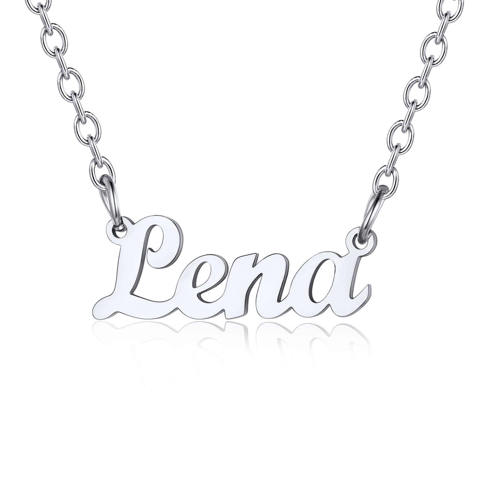 U7 Necklace Lena Pendant Custom Necklaces For Women Stainless Steel Jewellery