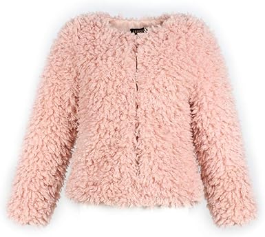 amazon pink fur coat