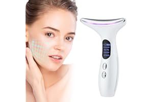Xshows Face Massager, 4-in-1 Anti-Aging Face and Neck Massager, Facial Massager for Skin Care, Smoothing Wrinkles, Firming Skin and Reducing Double Chin 1 Count Pack of 1