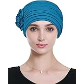 Alnorm Flower Design Chemo Hair Loss Caps Cancer Headwear for Women