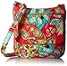 Vera Bradley Women's Signature Cotton Double Zip Mailbag Crossbody Purse