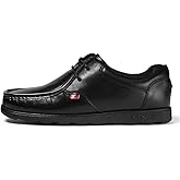 Kickers Men's Fragma Lace Up Moc Toe Leather Shoes | Extra Comfortable | Added Durability | Premium Quality