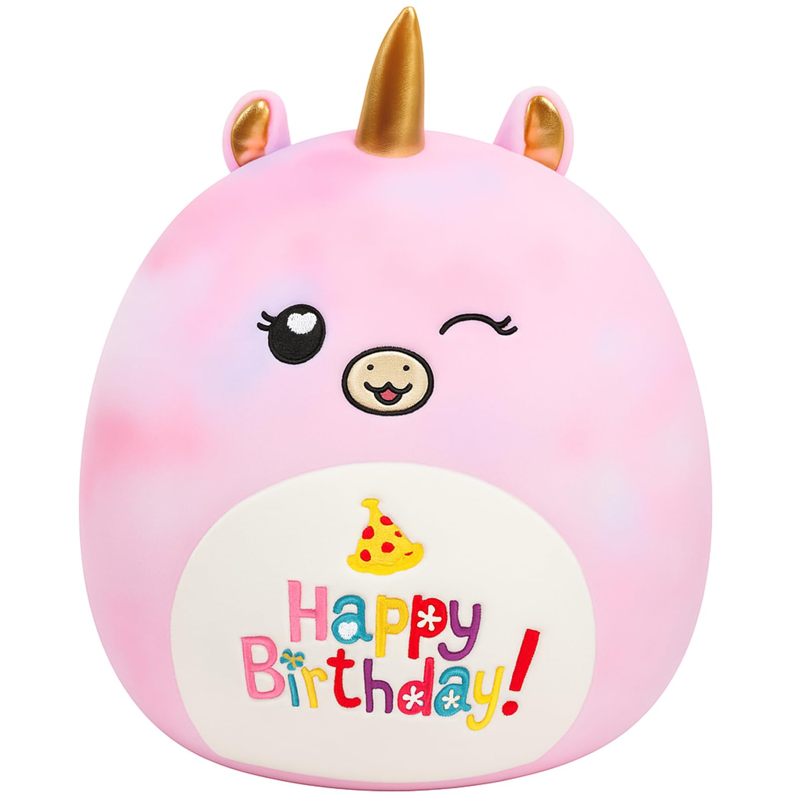 Photo 1 of Mushymallow 12” Birthday Unicorn Happy Birthday Plush Pillow Soft Stuffed Animal Cute Unicorn Plush Toy Gifts for Kids