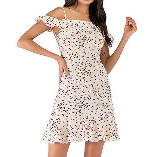 Leadmall Dress Vestido de Camuflaje para Mujer con diseño de ...