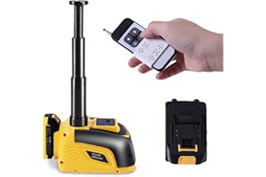 STANDTALL Electric Car Jack Hydraulic Cordless Remote Control 5 Ton 18V Automatic Small Portable Tire Change Kit Emergency Repair Tire Tools for SUV Sedans Vehicle MPV