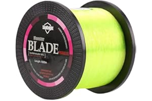 SeaKnight Blade Monofilament Fishing Line, 547Yds/ 1094Yds Japanese Material, High-Abrasion Resistance, Low-Ductility and Memory, Nylon Monofilament Line, for Fresh and Salt Water 2-35LB