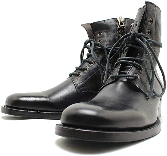 Amazon ブッテロ 日本正規品 定番7ホール レースアップブーツ ネロ ブラックレザー B2904 イタリア製 編み上げブーツ すね丈 ブローク メンズ 男性用 本革 Nero 43 29 0cm Nero 43 29 0cmprime Buttero ブッテロ ブーツ