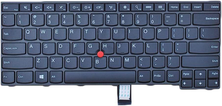 Homyl Replacement Keyboard for Lenovo ThinkPad E450 E455 E450C E460 Laptop Computer Component, Black