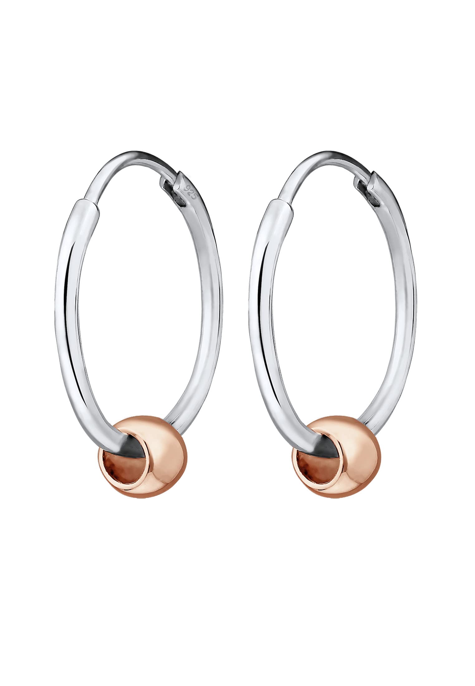 Elli Women's 925 Sterling Silver Hoop Earrings 310310417