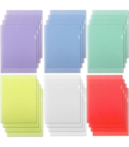 Lot De 12 Pochettes Plastique A5 Transparentes – 22,5x18 Cm, Fermeture Scratch, étanches