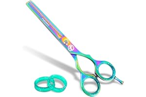 TYCON INSTRUMENTS 6.5" Thinning Shears for Hair Cutting - 2.7" Sharp Blade - J2 Stainless Steel Hair Thinning Scissors - Sturdy & Ergonomic texturizing shears - Perfect Hair Thinning Shear for Salon & Home