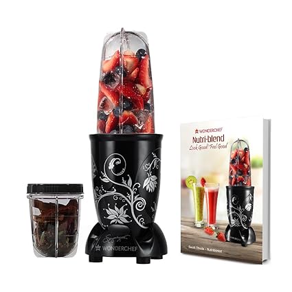 Wonderchef Nutri-Blend 400 Watts Juicer Mixer Grinder (Black)