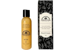 Board Cream 4oz – Food-Safe Beeswax Cutting Board Conditioner for Butcher Blocks, Wooden Countertops & Charcuterie Boards – V
