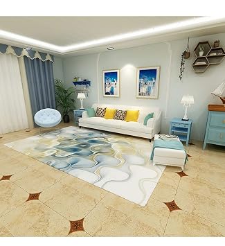 Amazon De Zlqf Home Designer Teppich Wohnzimmer Ausgefallene